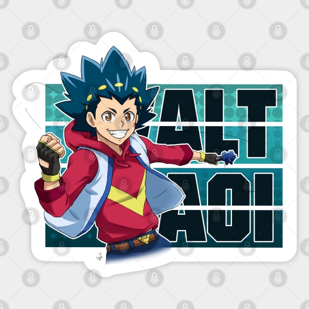 Valt Aoi - Beyblade Burst Surge/Sparking Sticker by Kaw_Dev